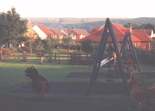 Children's play area on the former glebe